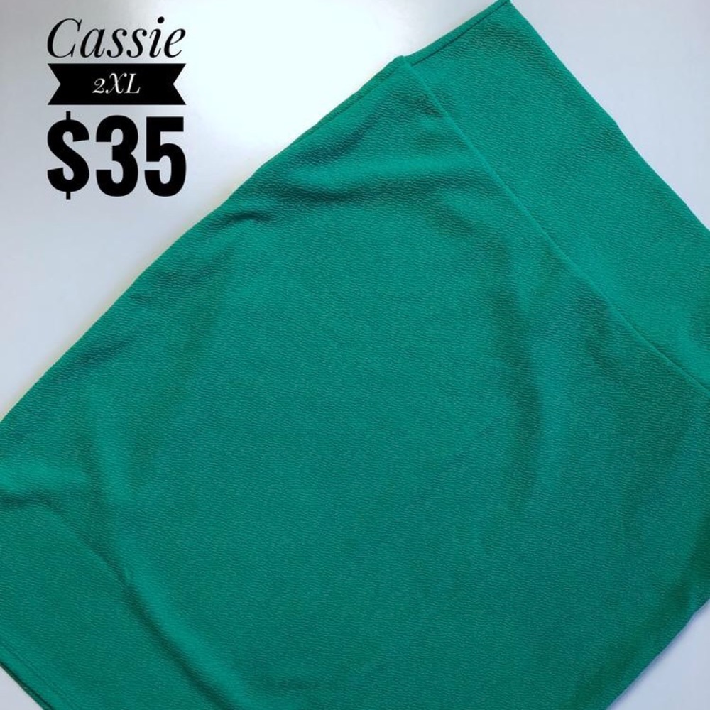 2XL Solid Cassie Skirt